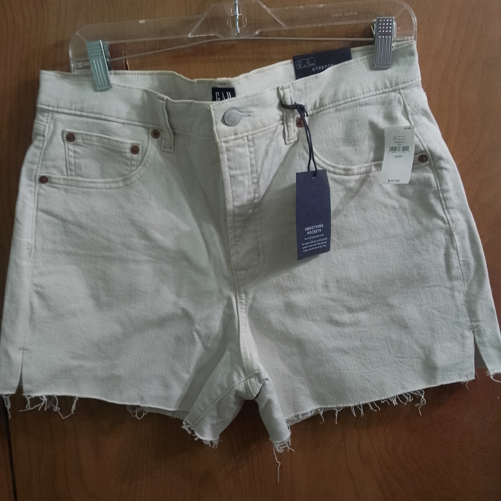 High-RiseStretch   Denim Shorts‎ Size 12/31 - GAP Shorts New With Tags